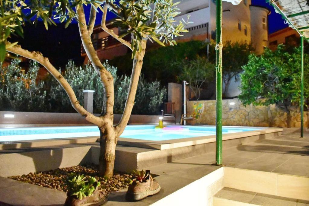 Villa Vlade- From The Heated Pool To The Beach In 1 Minute イェセニツェ エクステリア 写真
